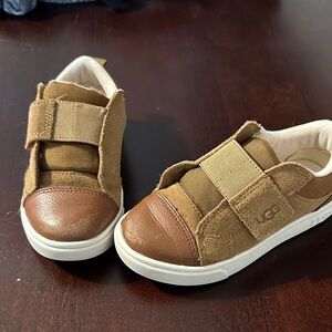 UGG Kids Tan and Brown Sneakers